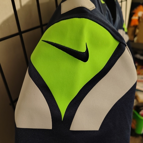 Seattle Seahawks Nike Russell Wilson On Field NFL Football Jersey - Picture 7 of 13